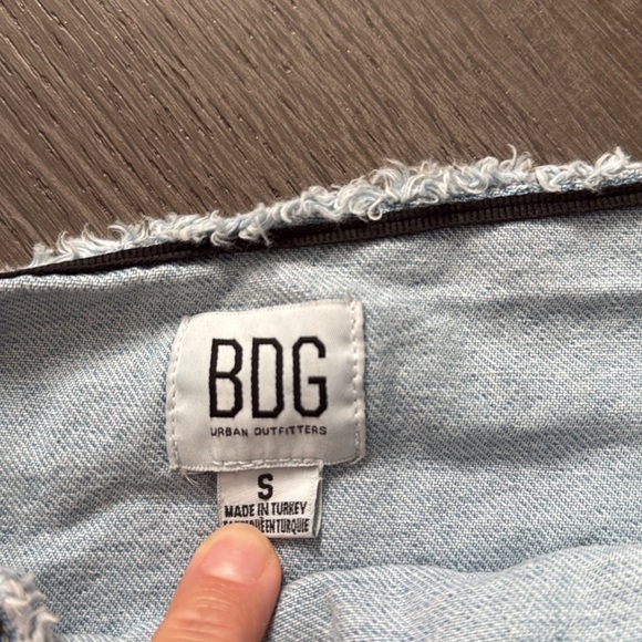 BDG Urban Outfitters Patchwork Denim Wrap Skirt Size Small - Picture 5 of 8